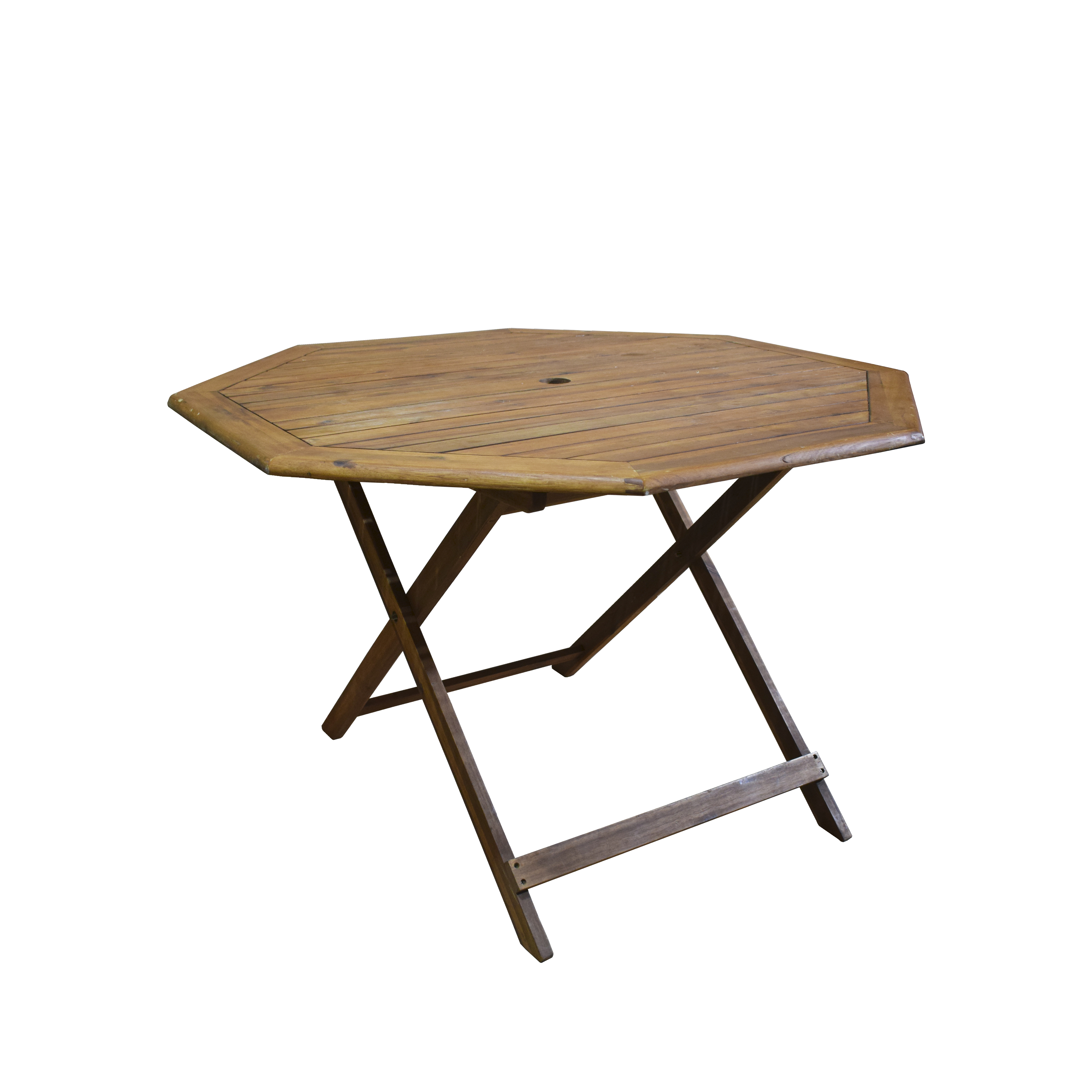 Mesa octogonal madera