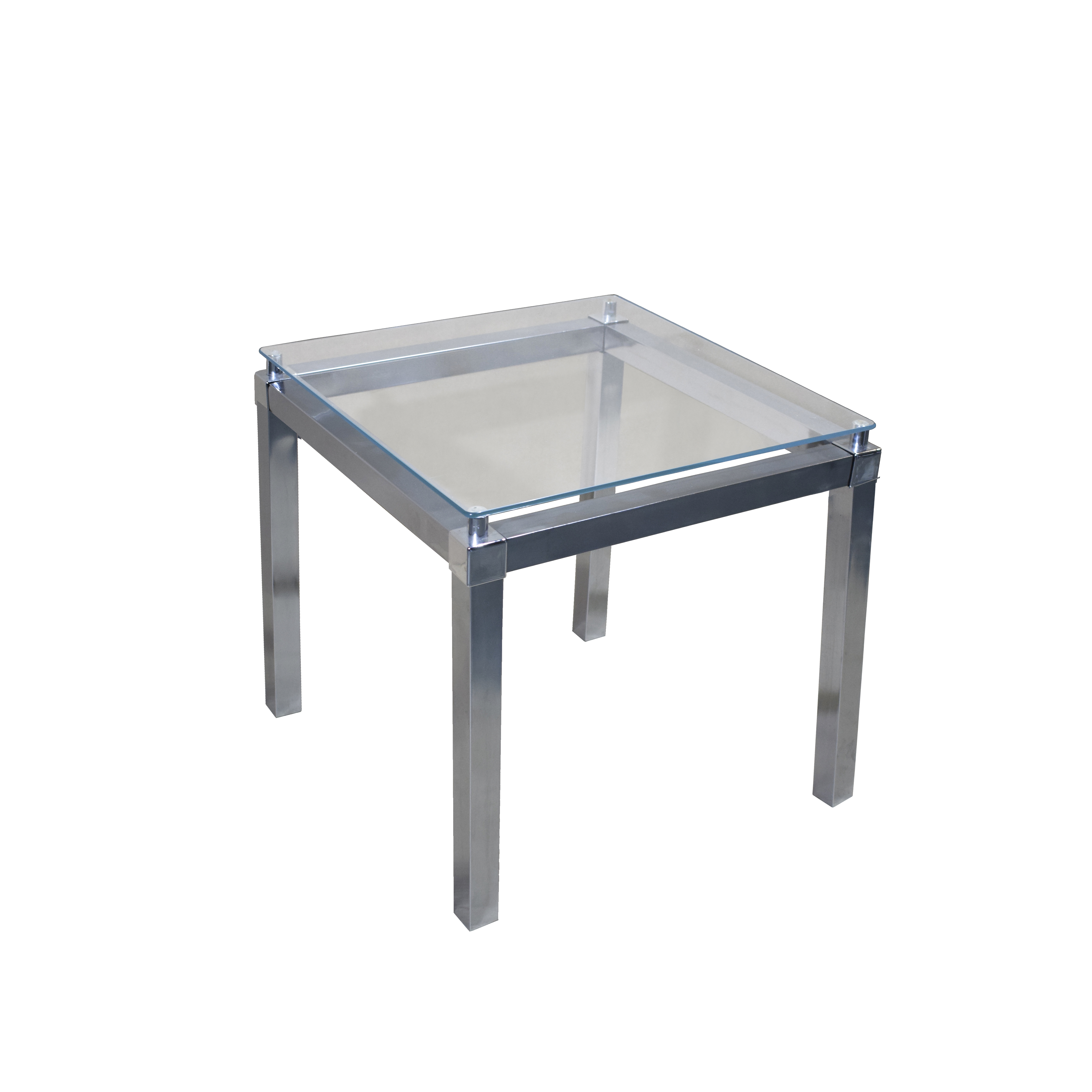 Mesa ratona Cromo cuadrada